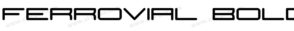 Ferrovial Bold字体转换